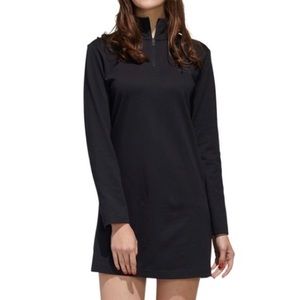 Adidas Unleash Confidence Dress Women's Black Logo Zip Front size large